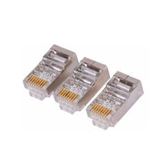 CONECTOR RJ45 BLINDADO CAT6 MACHO