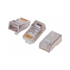 CONECTOR RJ45 BLINDADO CAT6 MACHO