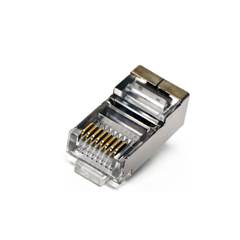 CONECTOR RJ45 BLINDADO CAT6 MACHO