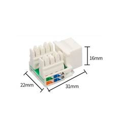 CONECTOR RJ45 FÊMEA (KEYSTONE) CAT6 EK6-51W