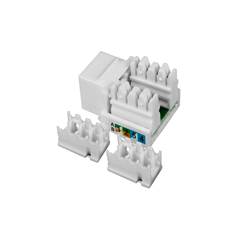 CONECTOR FÊMEA KEYSTONE - CAT5E 90° - EKE-41W