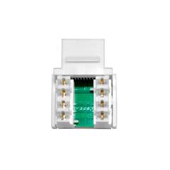 CONECTOR FÊMEA KEYSTONE - CAT5E 90° - EKE-41W