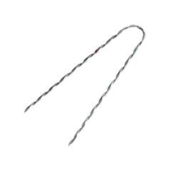 ALÇA CCE CORD ACO 4,8MM 3/16 VERMELHO 3V 500MM