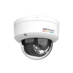 CÂMERA IP DOME HIKVISION DS-2CD1127G2H-LIU 2MP 2,8MM POE 30 METROS (COLORVU)