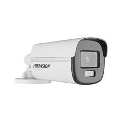 CÂMERA HIKVISION 2MP BULLET FIXA COLORVU COM LUZ HÍBRIDA INTELIGENTE DS-2CE12DF0T-LFS 2.8MM
