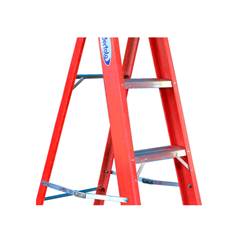 ESCADA TESOURA EM FIBRA 5 DEGRAUS 1,80M