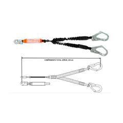 TALABARTE ¿Y¿ EM FITA TUBULAR COM ABSORVEDOR DE ENERGIA E GANCHO 55 MM MULT 1892