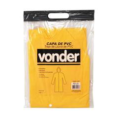 CAPA DE CHUVA PVC FORRADA AMARELA M