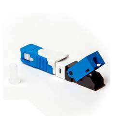 CONECTOR OPTICO ONE CLICK SC UPC PACOTE COM 10 UNIDADES