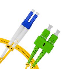 CORDÃO OPTICO SC/APC - LC/UPC SM DUPLEX 2,5M 3MM