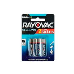 PILHA ALCALINA AAA RAYOVAC PALITO 2 PILHAS