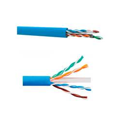 CABO DE REDE CAT6 UTP AZUL CLARO 100% COBRE - COPPERLAN / NORPHEL