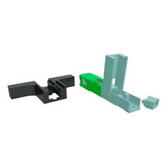 CONECTOR OPTICO 3 POSICOES SC APC