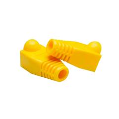 CAPA PARA MODULAR PLUG RJ45 AMARELA