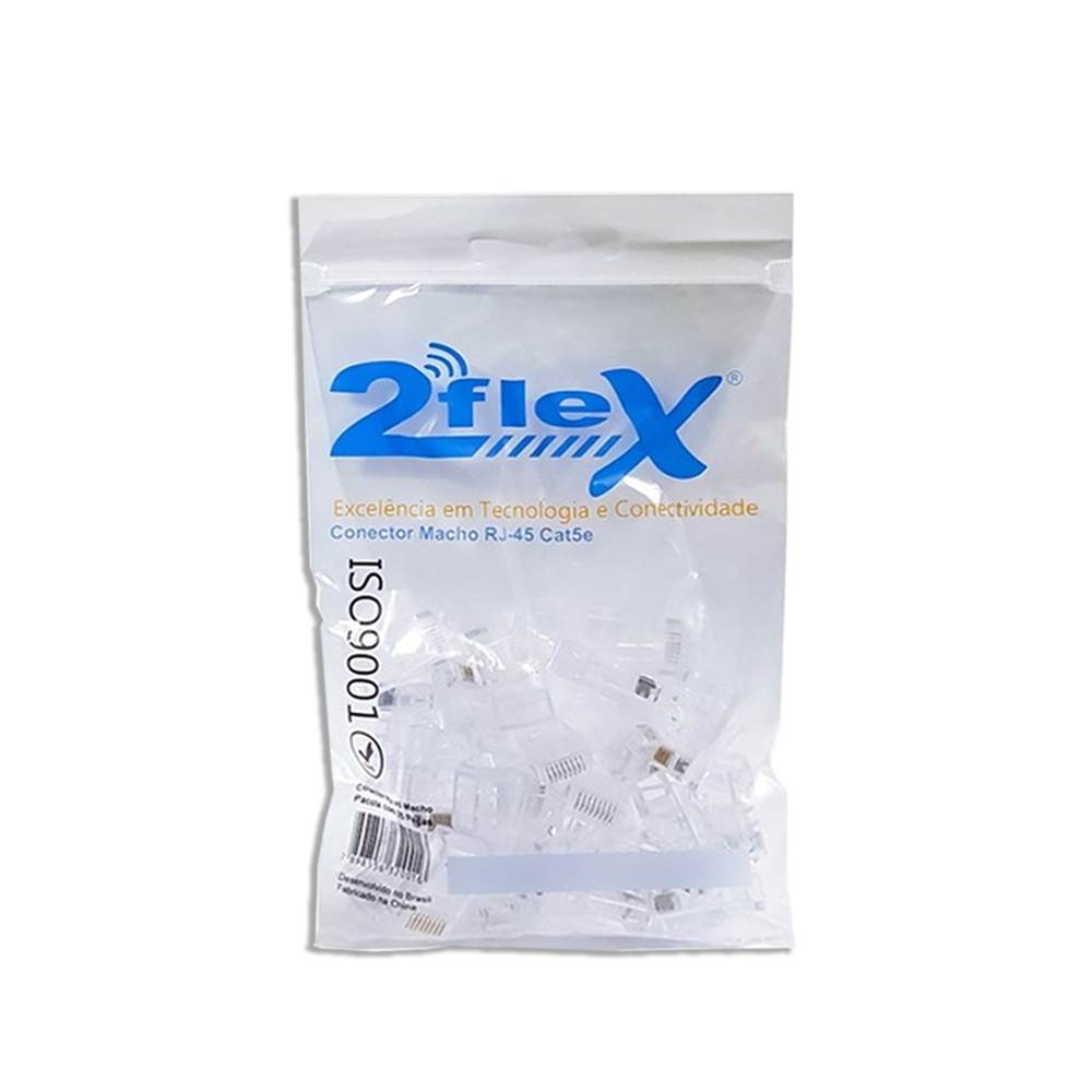 CONECTOR RJ45 MACHO-SIMPLES | Fiberfix